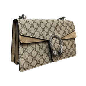 Dionysus Small GG Supreme Monogram Taupe RHW