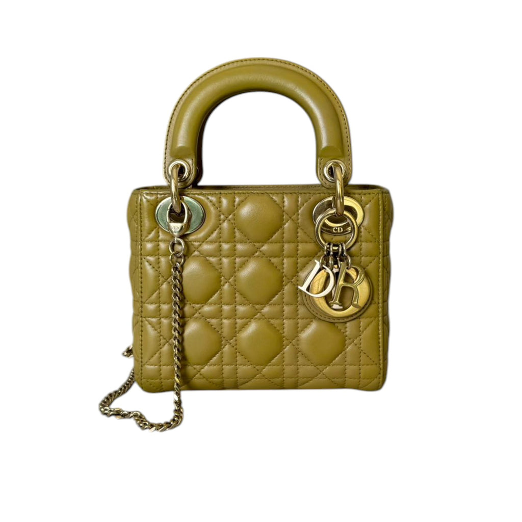 Mini Lady Dior Lambskin Ginger GHW