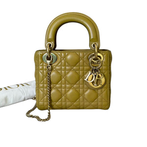 Mini Lady Dior Lambskin Ginger GHW