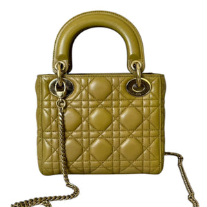 Mini Lady Dior Lambskin Ginger GHW