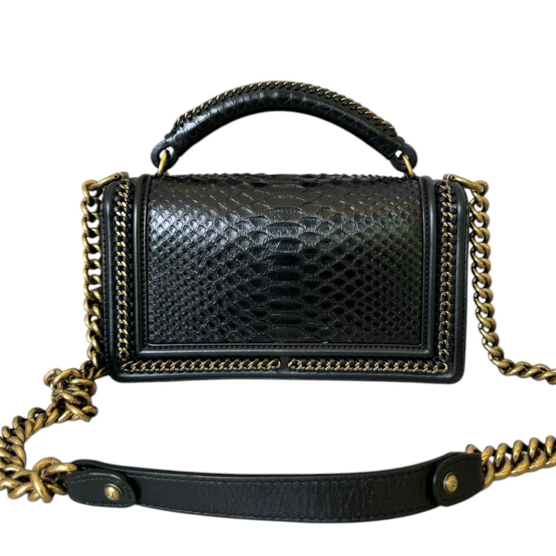 Chanel boy bag with top handle sale