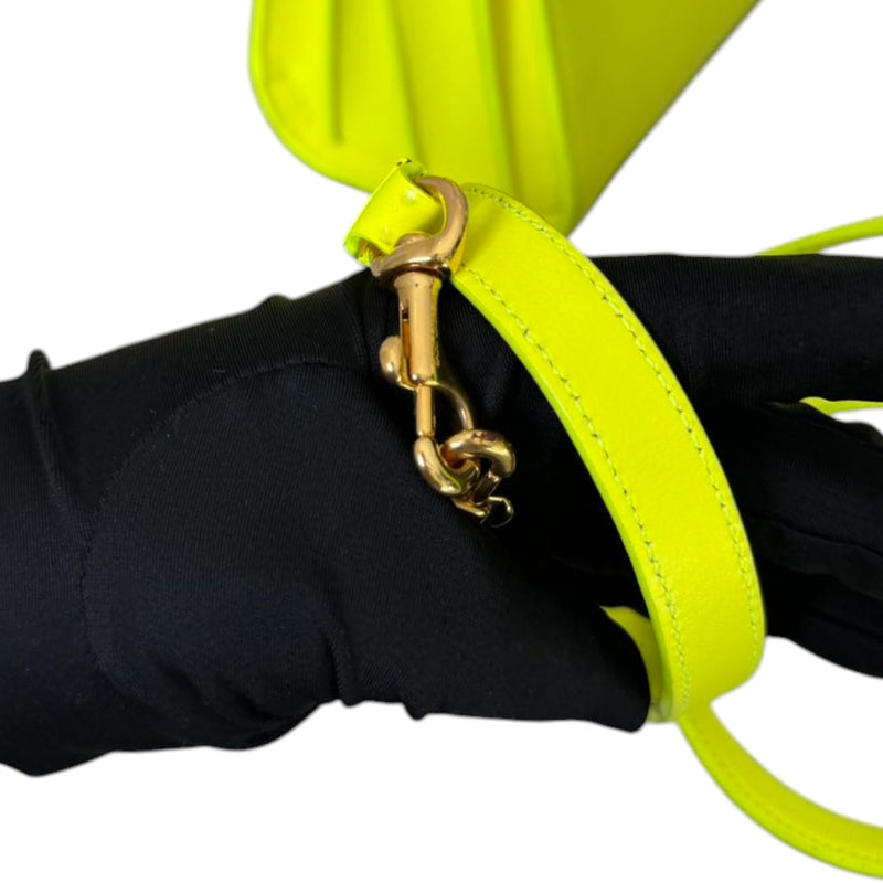 Sac De Jour Small Calfskin Neon Yellow GHW