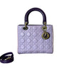 Lambskin Cannage Medium Lady Dior Pink GHW