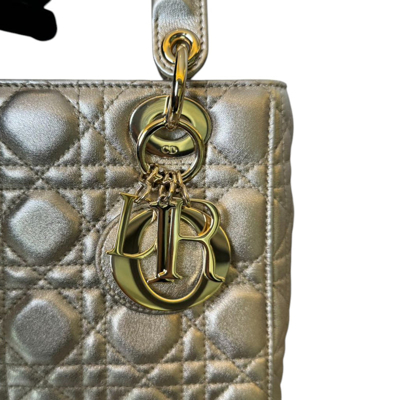 Lady Dior My ABCDior Small Lambskin Rose Gold GHW