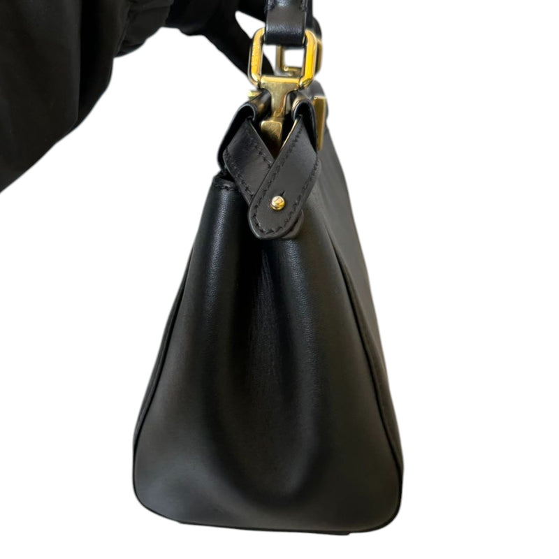 Peekaboo Iconic Satchel Mini Nappa Lambskin Black GHW