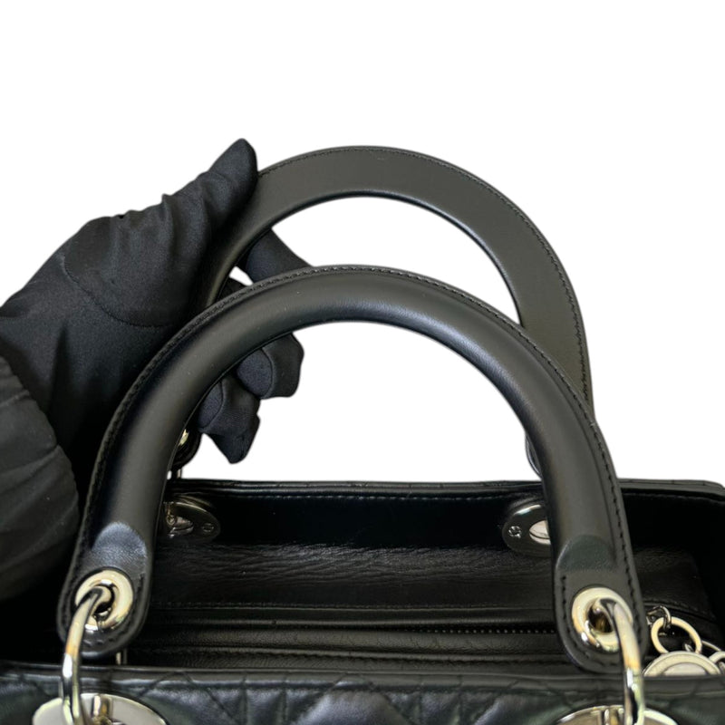 Lady Dior Medium Lambskin Black SHW