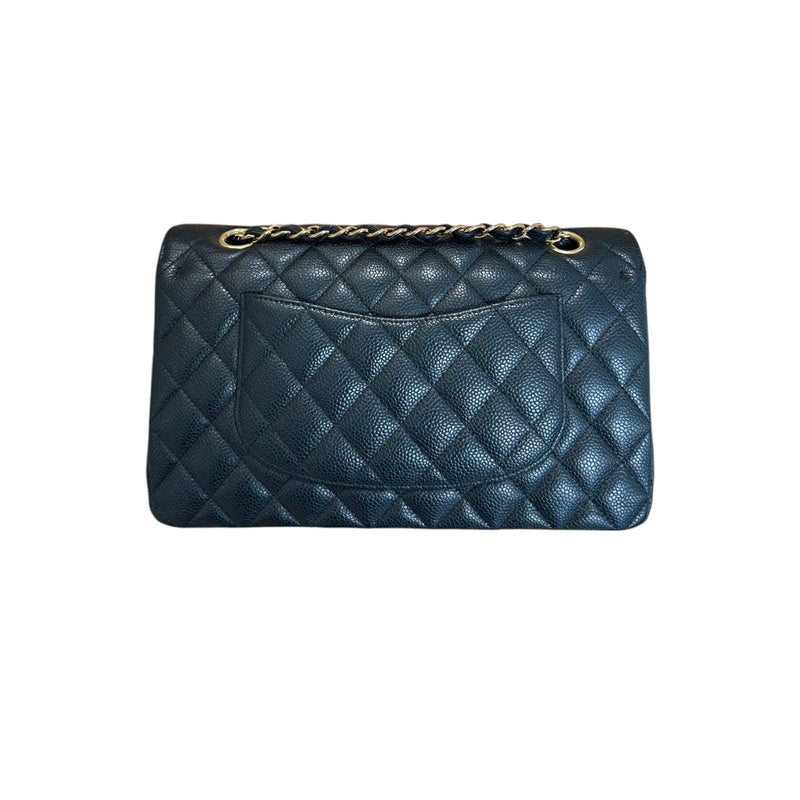 Classic Double Flap Medium Caviar Quilted Black GHW