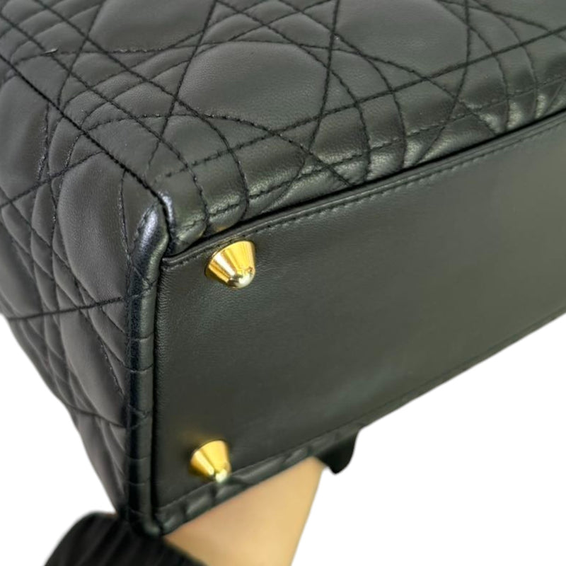 Lady Dior Large Lambskin Black GHW