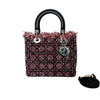 Medium Red Lady Dior Patent SHW