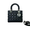 Lady Dior Medium Lambskin Black SHW