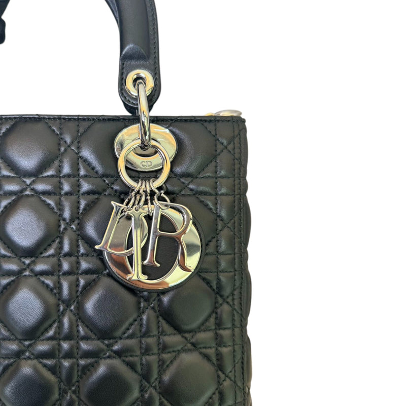 Lady Dior Medium Lambskin Black SHW