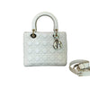 Mini Lady Dior Pearl Grey GHW