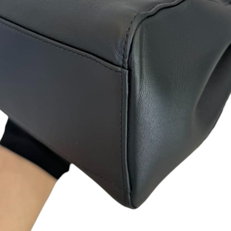 Peekaboo Iconic Satchel Mini Nappa Lambskin Leather Black GHW