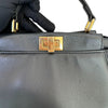 Peekaboo Iconic Satchel Mini Nappa Lambskin Leather Black GHW