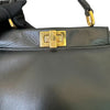 Peekaboo Satchel Mini Nappa Lambskin Leather Black GHW