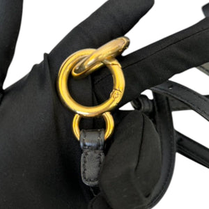 Peekaboo Satchel Mini Nappa Lambskin Leather Black GHW