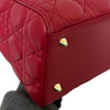 Lady Dior Medium Lambskin Red GHW