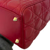 Lady Dior Medium Lambskin Red GHW