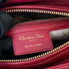 Lady Dior Medium Lambskin Red GHW