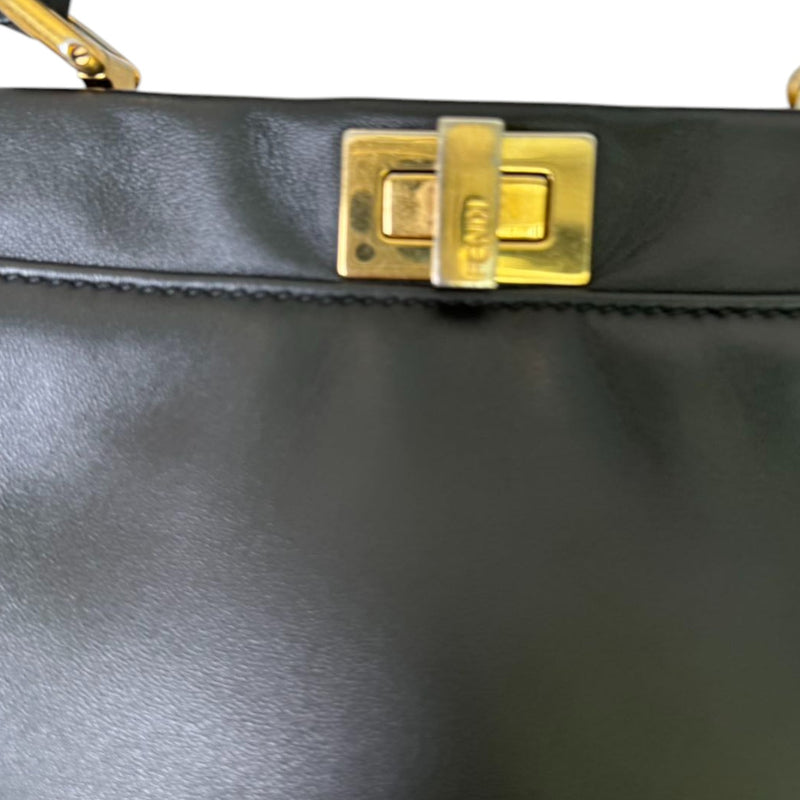 Peekaboo Iconic Satchel Mini Nappa Leather Black GHW