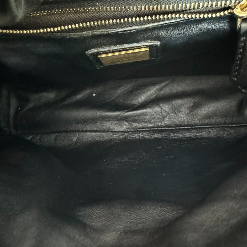 Peekaboo Iconic Satchel Mini Nappa Leather Black GHW