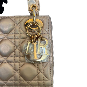 Lady Dior Mini Lambskin Rose Gold GHW