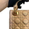 Lady Dior Mini Lambskin Rose Gold GHW