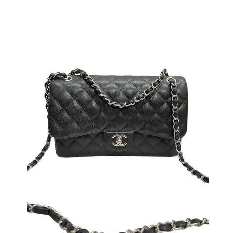 Coco Handle Flap Extra Mini Caviar Quilted Black GHW