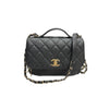 Coco Handle Flap Extra Mini Caviar Quilted Black GHW