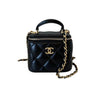 Trendy CC Flap Small Lambskin Quilted Black GHW