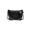 Medium Diana Lambskin Black GHW