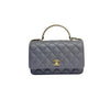 Medium Lady Dior Lambskin Purple GHW