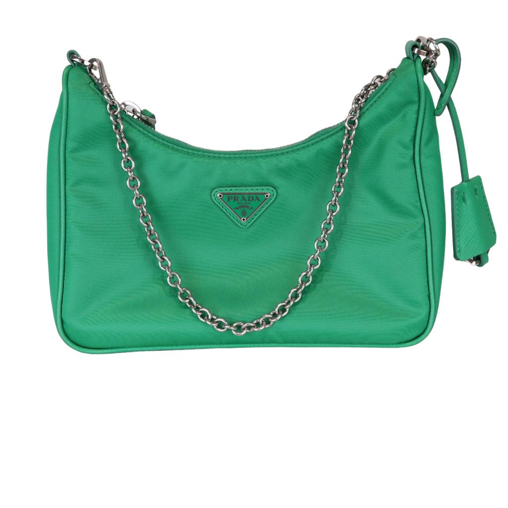 Prada re edition green bag sale