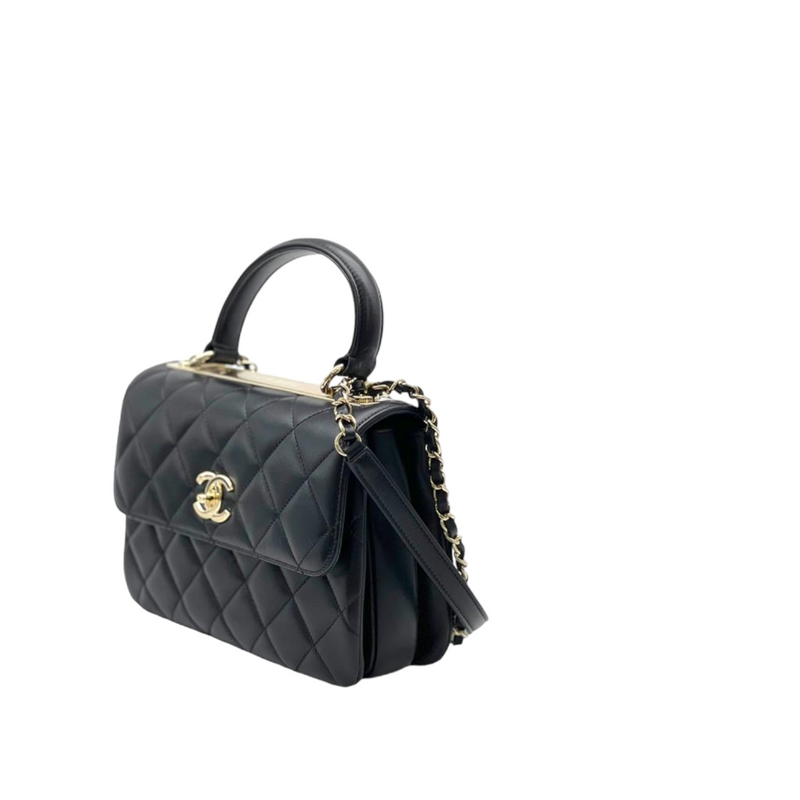 Trendy CC Small Black Flap Bag GHW