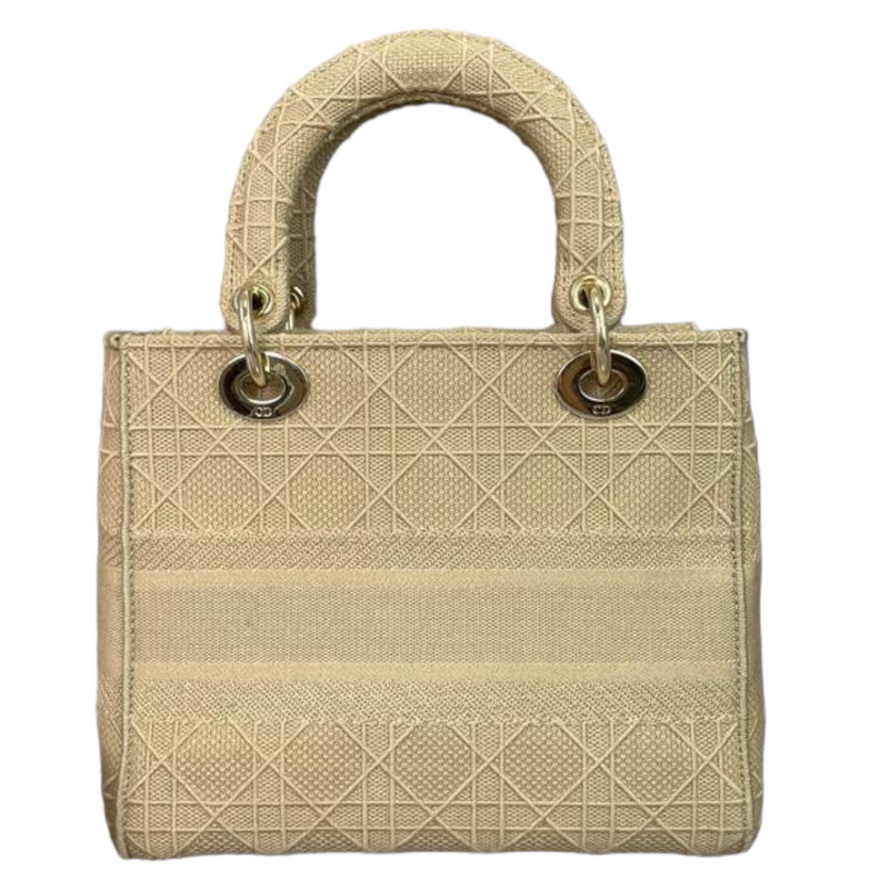 Lady Dior Medium Beige GHW