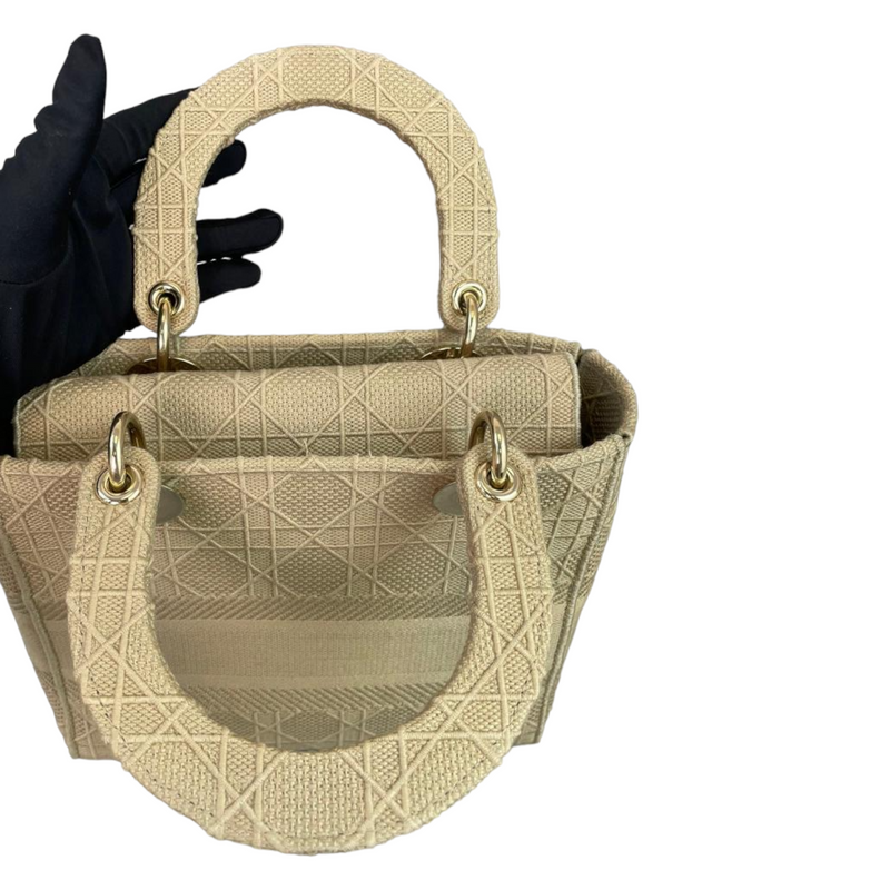 Lady Dior Medium Beige GHW