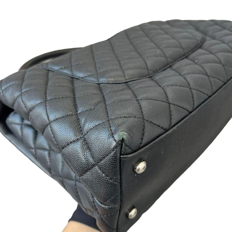 Coco Handle Caviar Quilted Large Black RHW