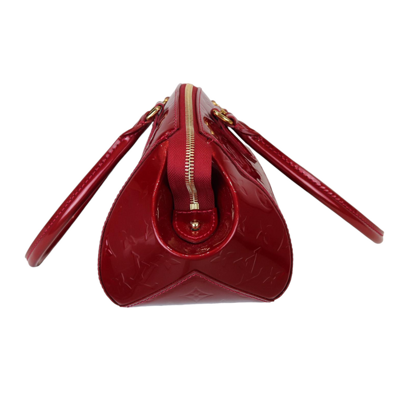 Authentic Louis Vuitton Sherwood Handbag Monogram Vernis PM