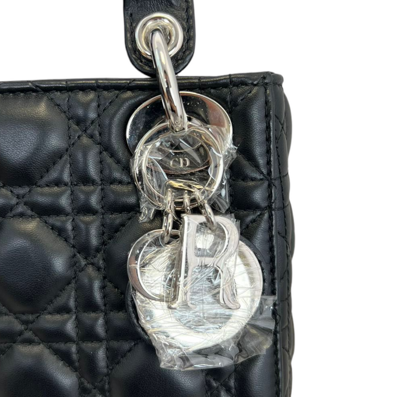 Dior Pre-loved Lady Dior Nano Pouch With Chain