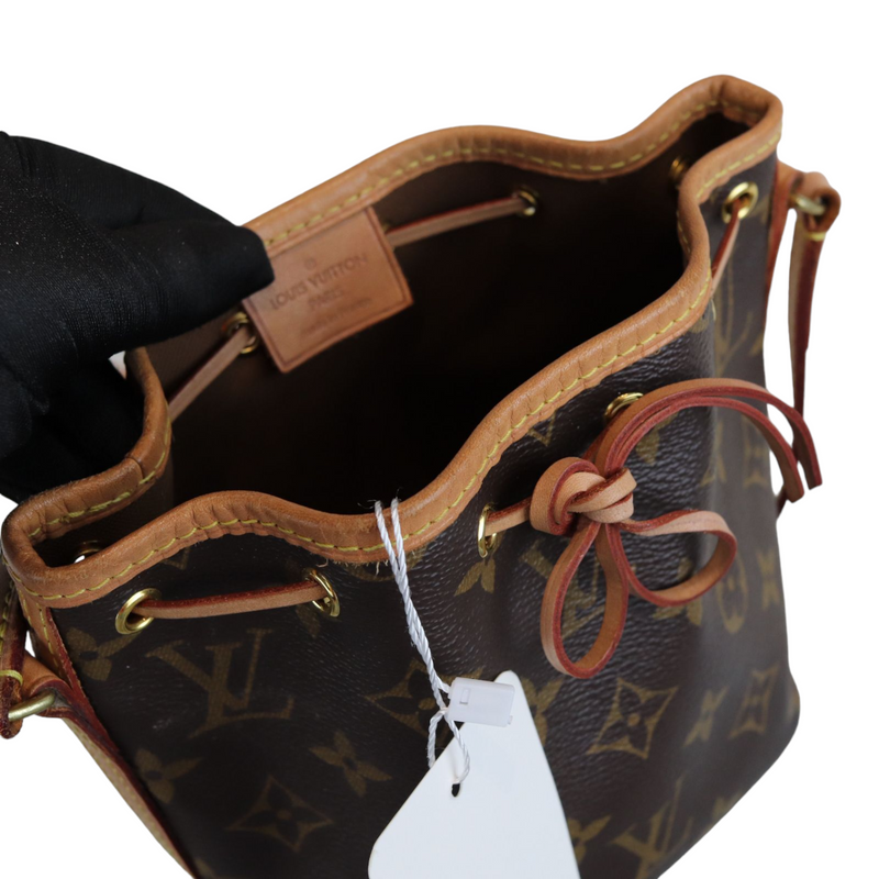Louis Vuitton Monogram Nano Noe - Brown Bucket Bags, Handbags