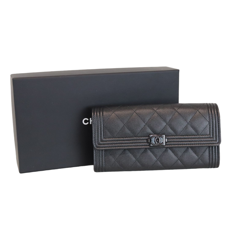 Boy Wallet Caviar Black BHW