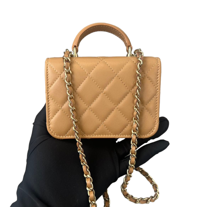 FENDI Monogram Casual Style Street Style 2WAY Chain Leather
