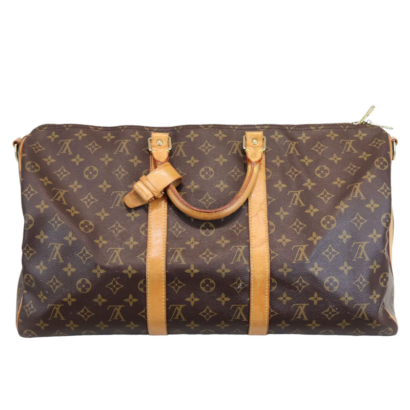 Louis Vuitton Keepall Bandouliere 50 Sunset Monogram Multicolor in Coated  Canvas with Silver-tone - US