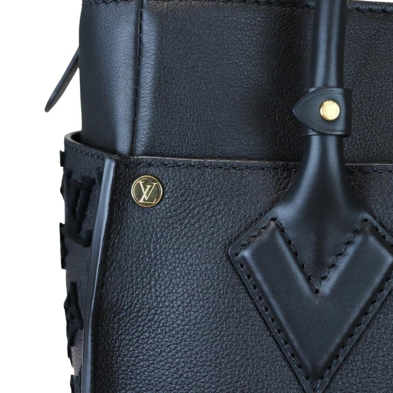 Louis Vuitton on My Side Tote Monogram Tuffetage Leather