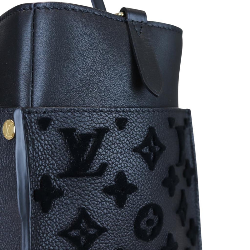 Louis Vuitton On My Side Monogram Tufting Calfskin Leather Black