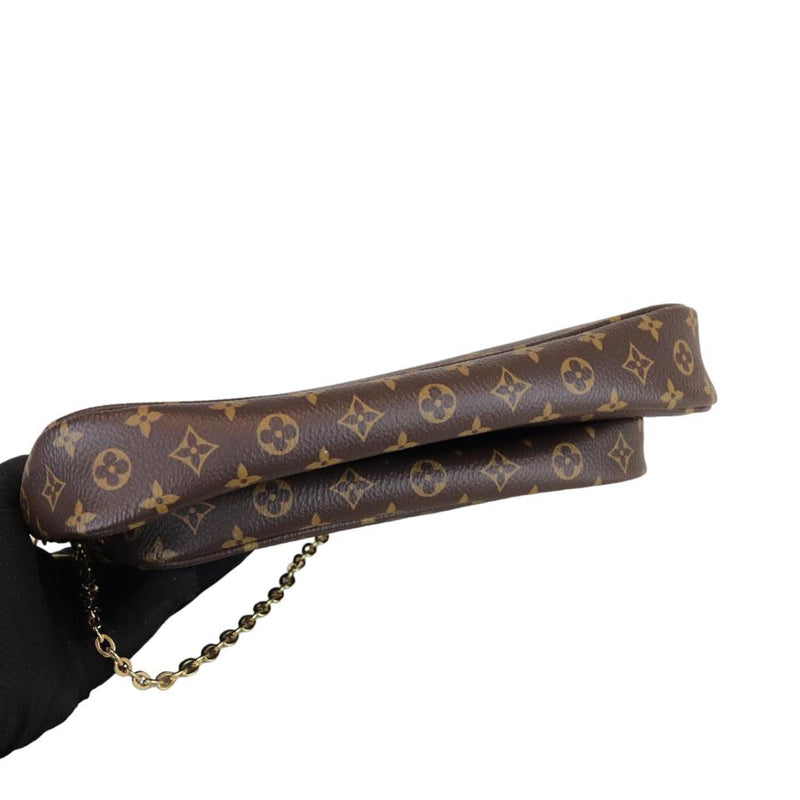 Louis Vuitton POCHETTE FELICIE & Bandouliere Reverse Monogram Strap