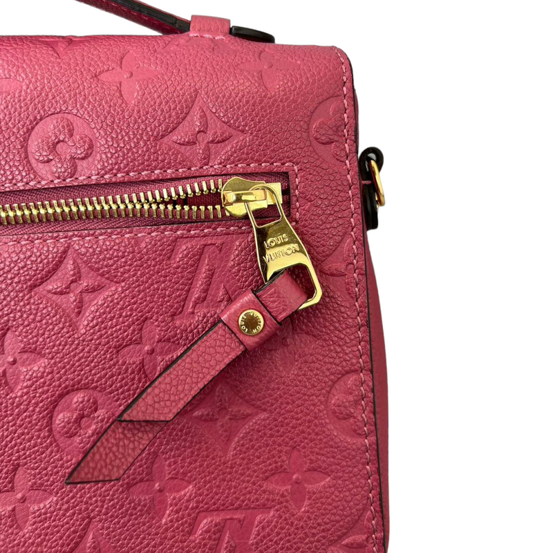 Louis Vuitton, Bags, Louis Vuitton Empreinte Monogram Giant Pochette  Metis Rose Crossbody Bag
