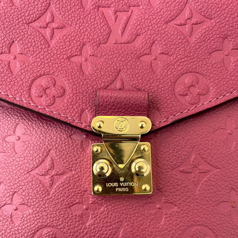 Louis Vuitton Pochette Metis Monogram Empreinte Rose Bruyere in
