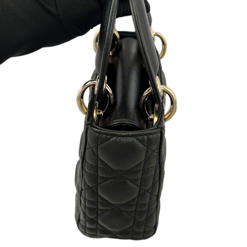 Miss Dior Mini Bag Black Cannage Lambskin