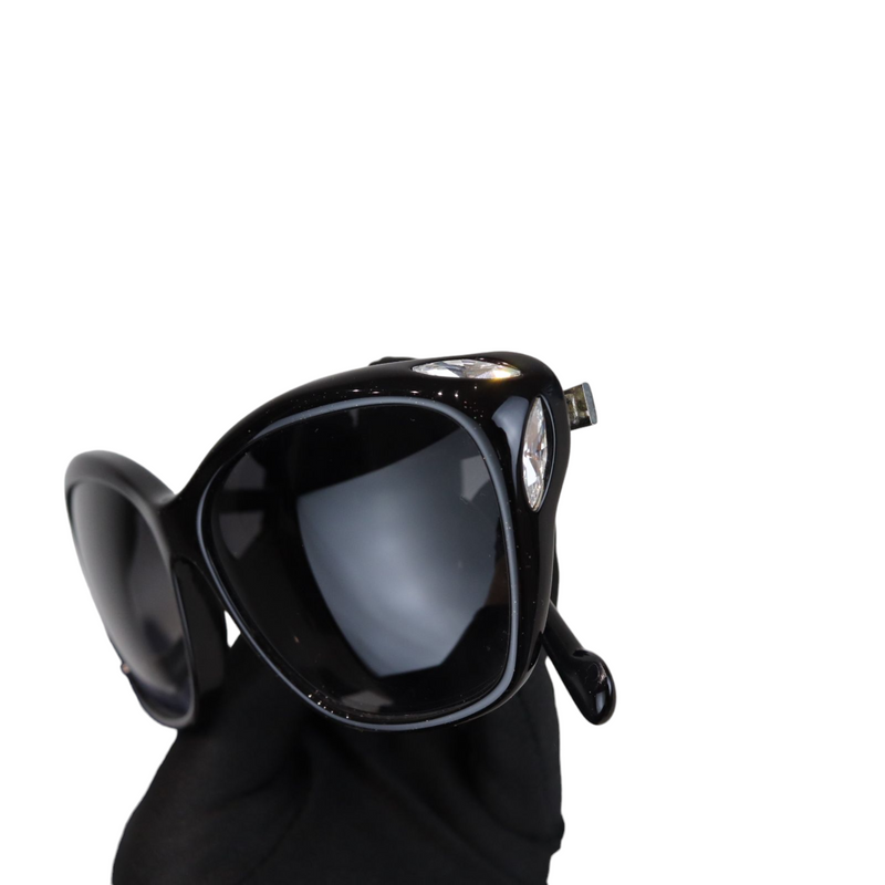 Crystal Sunglasses Black